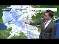 Tracking weak clipper system that will impact Monday evening commute in Vermont Northern New York