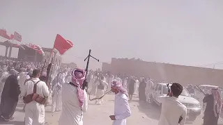 دخول مرعب لعشائر الضوالم في فاتحة الشيخ مسير ال محيسن ال شچان شيخ عشائر ال توبه بني حچيم 