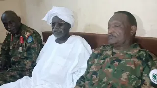 والى سنار يزور الفنان سليمان محمود 