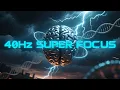 Download Lagu 40Hz Gamma Brain Waves for Studying | Focus Music to Increase Learning \u0026 Memory