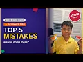 Top 5 Beginner Mistakes
