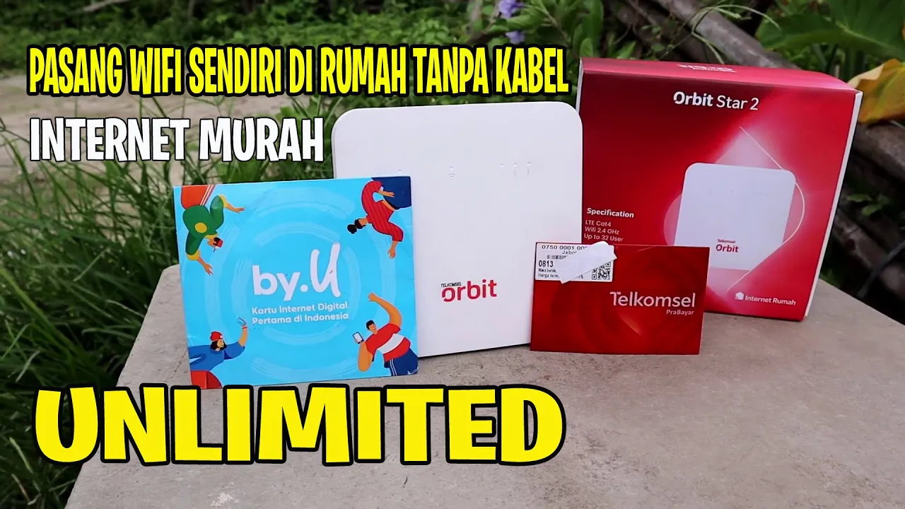 TUTORIAL MEMBUAT WIFI DI RUMAH PAKET UNLIMITED 2021 | wifi rumahan murah