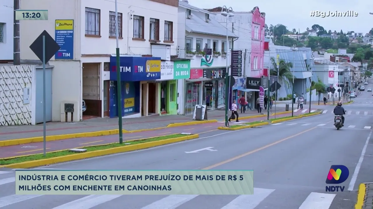 Indústria e comércio tiveram prejuízos de mais de R$ 5 milhôes com em Canoinhas