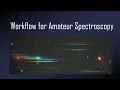 Astro Spectroscopy workflow