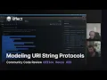 Modeling URI string protocols Community Code Review