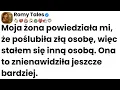 Lagu Moja żona powiedziała mi, że poślubiła złą osobę, więc stałem się inną osobą.