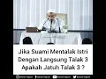 TALAK TIGA - USTADZ YAZID