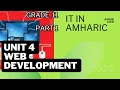 grade 11 IT unit 4 Web development