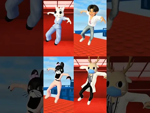 KPOP DEMON HUNTERS X ANIMAL HOSPITAL TRANSFORMATION #shorts #kpopdemonhunters #roblox #trend #zepeto