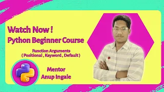 Python Function Arguments Positional Keyword Default Arguments in Hindi English