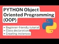Python Object Oriented Programming OOP