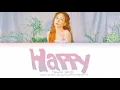 TAEYEON (태연) - Happy (Color Coded Lyrics Eng/Rom/Han/가사)