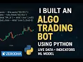 I Built an Algo Trading Bot with Python Live Data Indicators Machine Learning Model Zerodha API