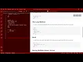Loops iterators