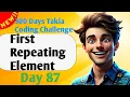 First Repeating Element - 300 Days of Takla Coding Challenge