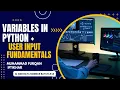 Python Basics Variables User Input Type Casting AI Data Science Batch