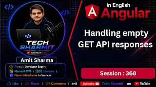 Handling empty Get APIs response in Angular HttpClient API in Angular Angular Tutorial Ep-368