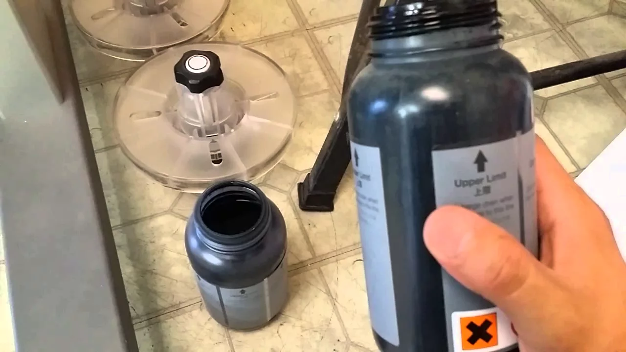 Changing drain ink bottle on Roland SP-540i