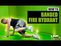 How To Do The BANDED FIRE HYDRANT EXERCISE Exercise Demonstration and Guide
