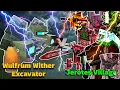 Wulfrum Wither Excavator VS Jerotes Village Minecraft Mobs Battle