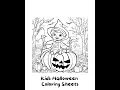 Kids Halloween Coloring Sheets Halloween Coloring Pages Halloween Coloring Sheets