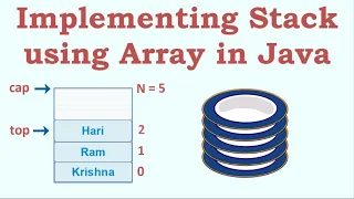 Implementing Stack using Array in Java