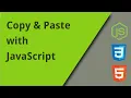 Controlling Copy Paste with JS