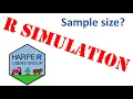 HARUG Harper Adams R Users Group Sample size simulation