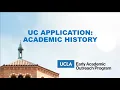 UC Application Self- 4 Academic History