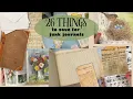 26 Things to Save for Junk Journals What to Collect for Beautiful Journal Signatures