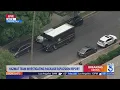 Package explodes in back of UPS truck in Los Angeles