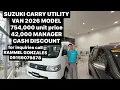 Good for 16 seating capacity SUZUKI CARRY UTILITY VAN 2026 the best for business use
