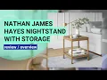Nathan James Hayes Nightstand Review Stylish Functional Furniture for Small Spaces