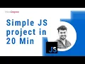 Simple JavaScript project in 20 Min JavaScript for Beginners MicroDegree