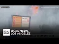 Download Lagu Winds fuel Lake Fire burning near Hesperia in San Bernardino County