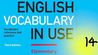 14 Cambridge English Vocabulary In Use Elementary Unit 14 Jobs