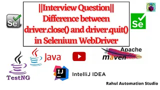 driver close vs driver quit in Selenium Top Interview Question Explained WebDriver Tutorial