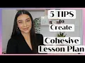 How To Create A Lesson Plan New Teacher