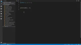 29 Lambda functions in Python