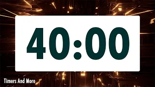 40 minute timer LOUD ALARM