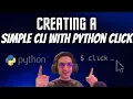 Creating a simple CLI with Python Click