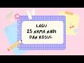 Lagu 25 Nama Nabi dan Rosul || Balonku Ada Lima ||