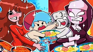 hot baby boyfriend vs cold baby ruv in pregnant friday night funkin animation compilation