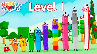 Building All Numberblocks 1 to 10 Learn and Play Together Level 1 Learn to count Numberblocks