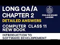Long Chapter 2 Python programming computer exercise 2025-2026 Class 11 computer 1st year new