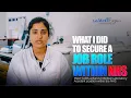 WHAT I DID TO SECURE A JOB ROLE WITHIN THE NHS MEET SABA