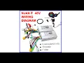 NJAX-T Controller Throttle Dual Drive 48 Volts 36 Volt wiring Diagram Connection electric Scooter