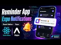 React Native Expo Reminder App Tutorial for Beginners Expo Local Notifications App in Hindi