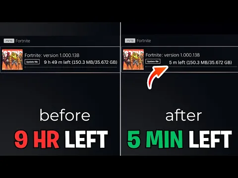 Download MP3 How to update Fortnite in minutes! (50x Download Speed)(Season 3)