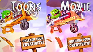 Bad Piggies 2 Toons VS Movie